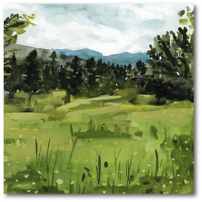 Courtside Market Mountain Moment I Gallery-Wrapped Canvas Wall Art - 16" x 16"