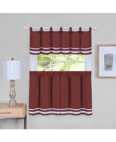 Achim Dakota Window Curtain Tier Pair Valance Sets