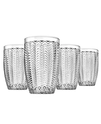 Godinger Carson Modern Vintage Highball Glasses, Set of Four