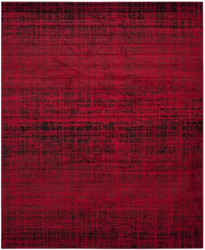 Safavieh Adirondack 116 Red and Black 9' x 12' Area Rug