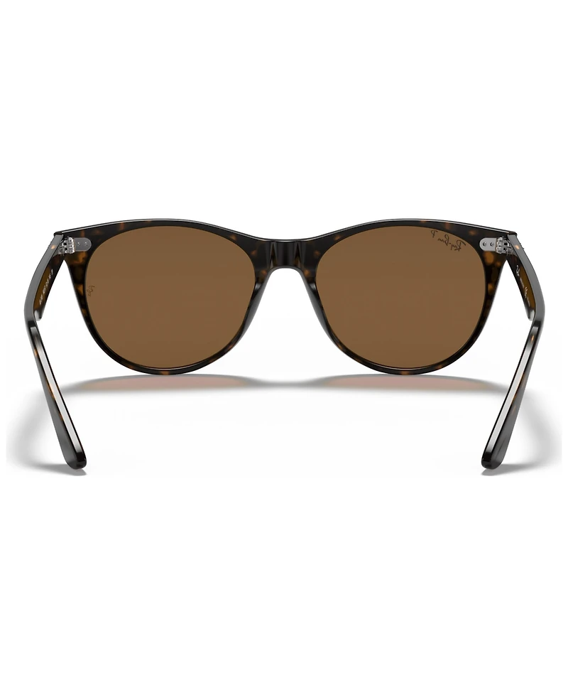 Ray-Ban Unisex Polarized Sunglasses, RB2185 Wayfarer Ii Classic