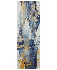 Bashian Medley 5341a Ivory Blue Area Rug