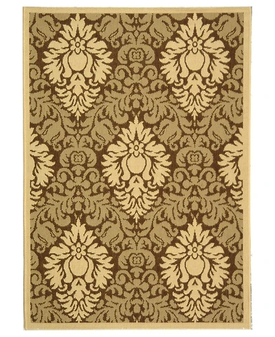 Safavieh Courtyard CY2714 Brown and Natural 8' x 11' Outdoor Area Rug