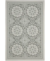 Safavieh Courtyard CY7059 Light Gray and Anthracite 8' x 11' Outdoor Area Rug