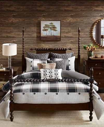 Madison Park Signature Urban Cabin Jacquard Cotton 9-Pc.Comforter Set, King
