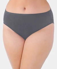 Vanity Fair Women's Illumination Plus Size High-Cut Satin-Trim Brief Underwear 13810