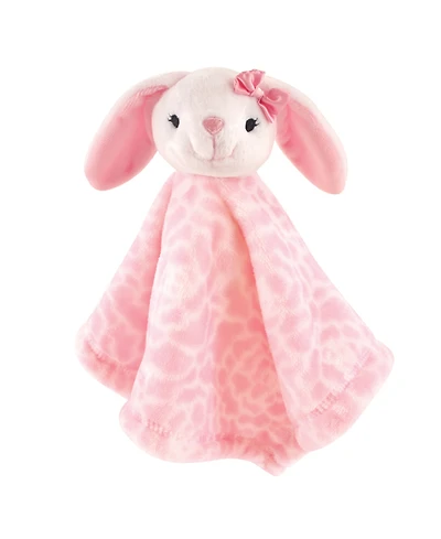 Baby Girls Animal Face Security Blankets, Set of 3