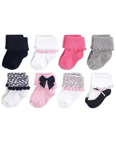 Luvable Friends Baby Girls Fun Essential Socks