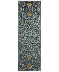 Closeout! Bashian Dijay Djy-131 Navy 2'6" x 8' Runner Area Rug