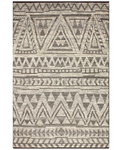 Bashian Natural Wool Nat-21 Gray 5' x 7'6" Area Rug