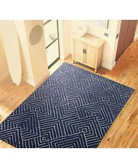 Bashian Nico Nic 137 Navy Area Rug