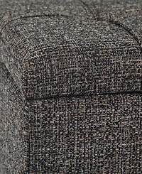 Harrison Traditional Square Coffee Table Storage Ottoman