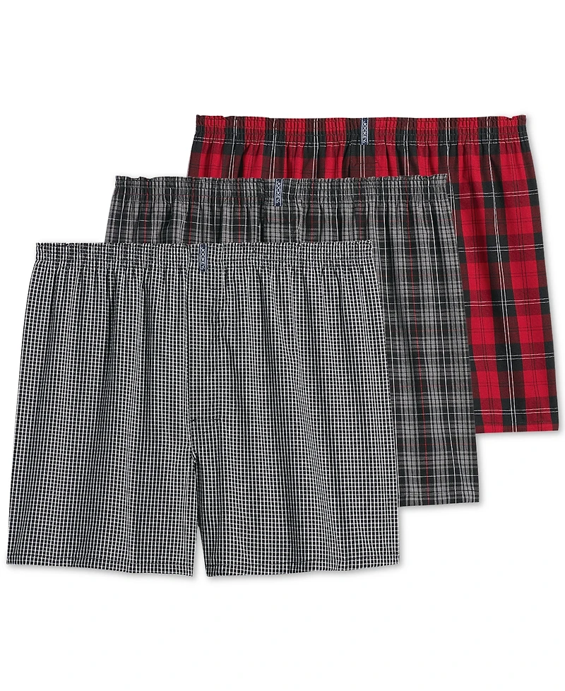 Jockey Men's 3-Pack Woven Boxers