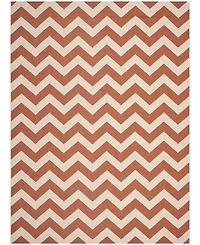 Safavieh Courtyard CY6244 Terracotta and Beige 8' x 11' Outdoor Area Rug