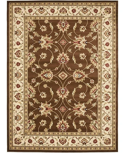 Safavieh Lyndhurst LNH553 Brown and Ivory 8' x 11' Area Rug