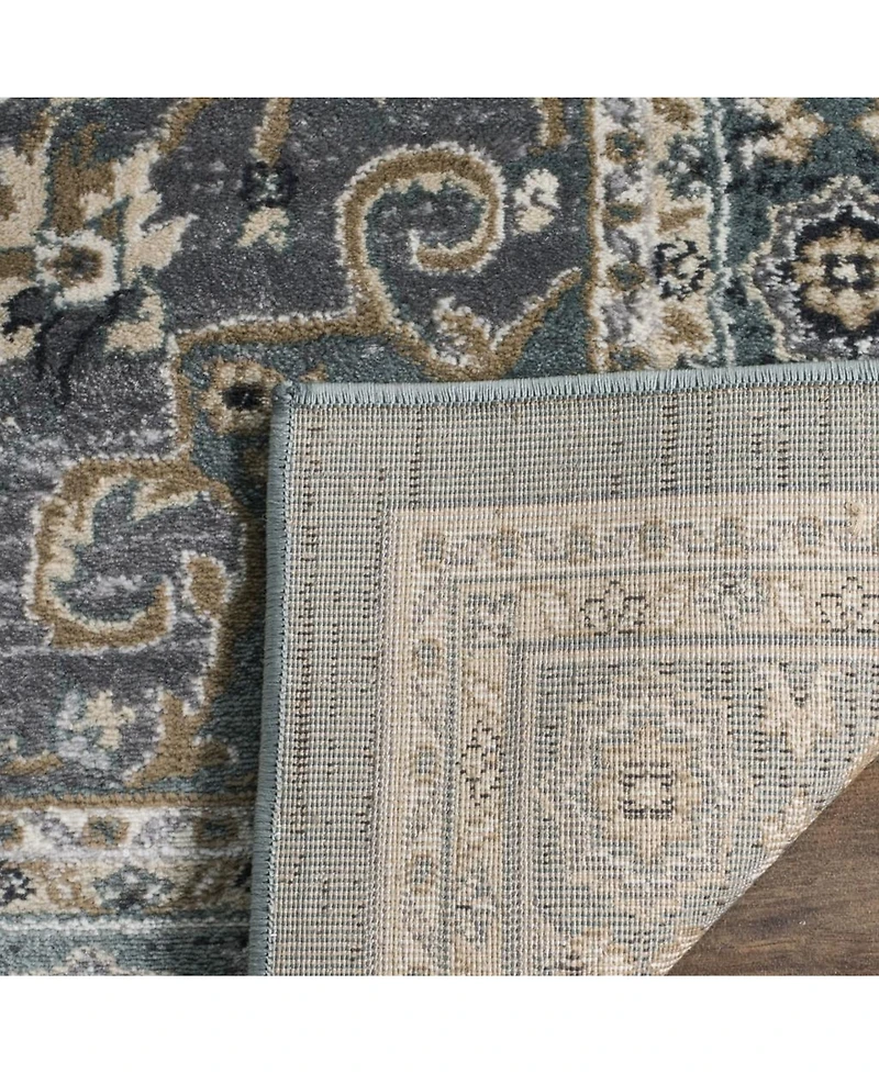 Safavieh Lyndhurst LNH338 Teal and Gray 5'3" x 7'6" Area Rug