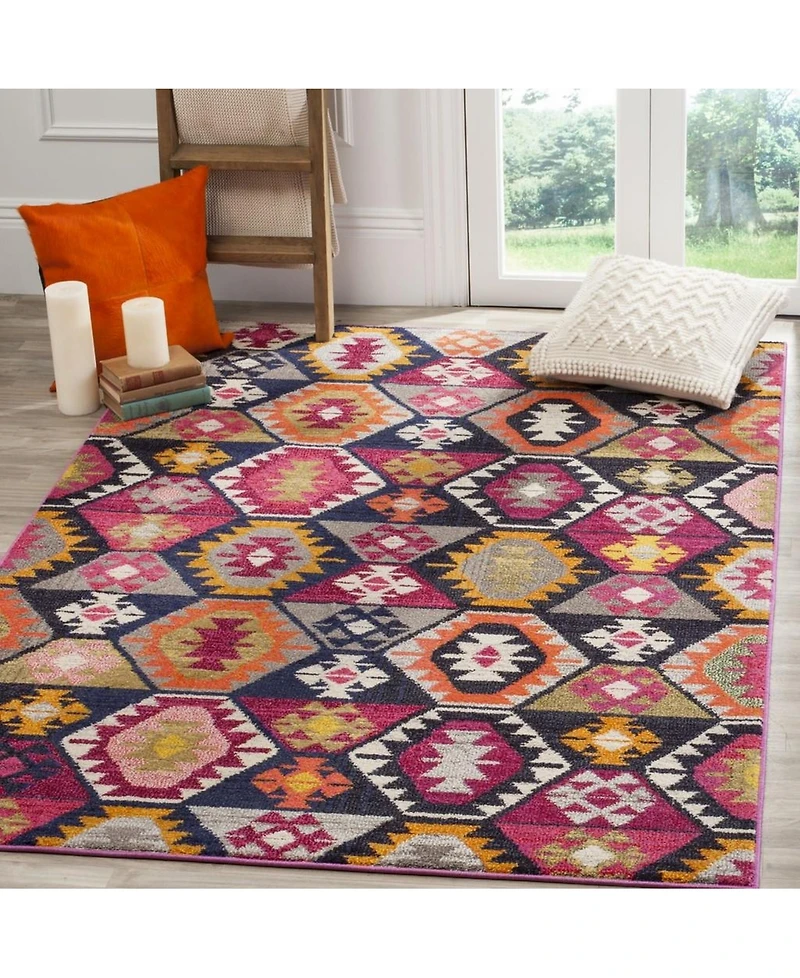 Safavieh Monaco MNC218 Multi 5'1" x 7'7" Area Rug