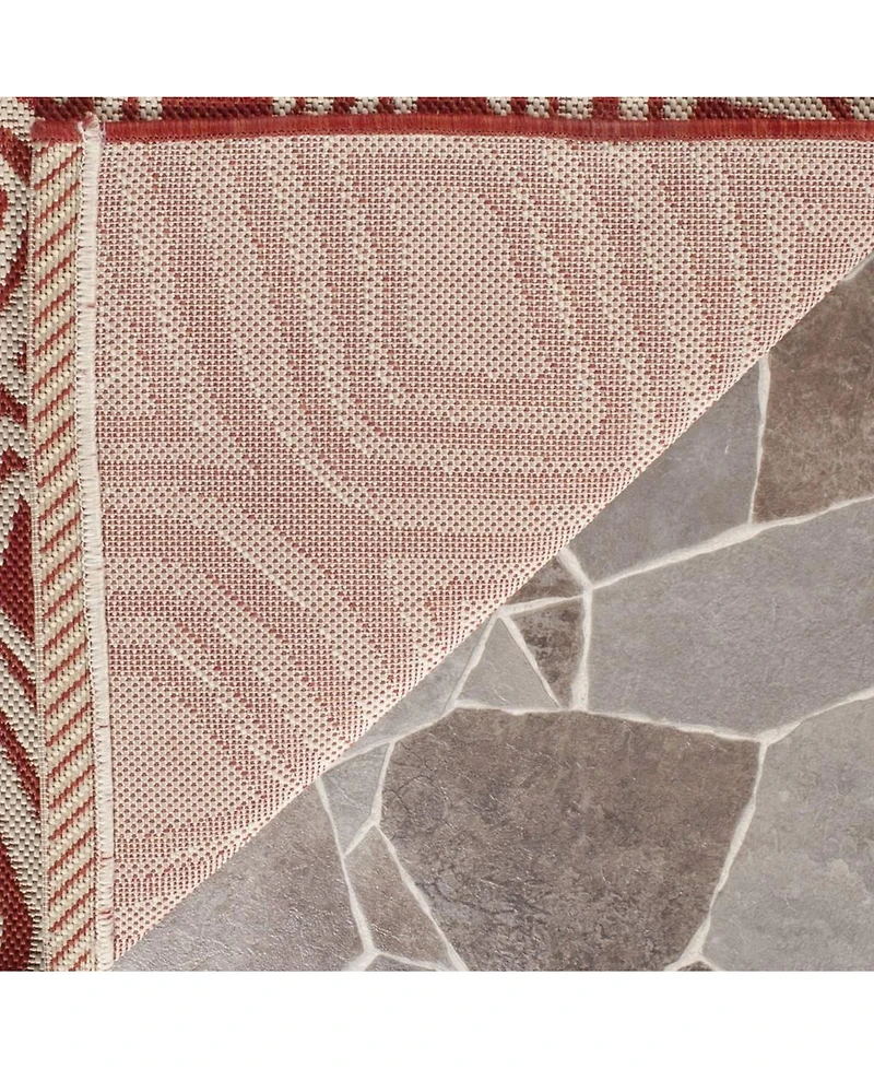 Safavieh Courtyard CY6616 and Beige 5'3" x 7'7" Sisal Weave Outdoor Area Rug