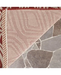 Safavieh Courtyard CY6616 and Beige 5'3" x 7'7" Sisal Weave Outdoor Area Rug