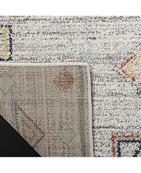 Safavieh Adirondack 208 Light Gray and Red 5'1" x 7'6" Sisal Weave Area Rug