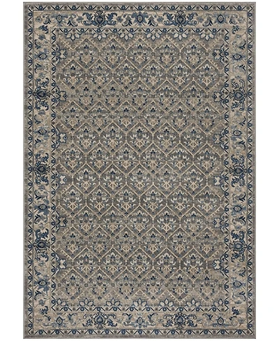 Safavieh Brentwood BNT869 Light Gray and Blue 5'3" x 7'6" Area Rug