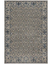 Safavieh Brentwood BNT869 Light Gray and Blue 5'3" x 7'6" Area Rug