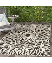 Safavieh Courtyard CY6616 and Beige 5'3" x 7'7" Sisal Weave Outdoor Area Rug