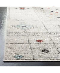 Safavieh Adirondack 206 Light Gray and Aqua 5'1" x 7'6" Area Rug