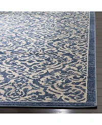 Safavieh Brentwood BNT810 Navy and Creme 5'3" x 7'6" Area Rug
