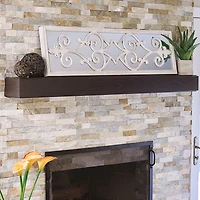Household Essentials Framed Decorative Scroll Wall Mirror
