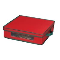 Household Essentials Holiday China Charger Plate Storage Box