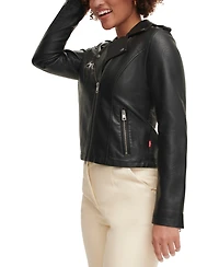 Levi's Women's Classic Faux Leather Asymmetrical Moto Jacket