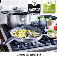 GreenPan Levels 11-Pc. Stainless Steel Stackable Ceramic Nonstick Cookware Set, Exclusively at Macy's