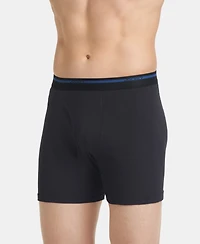 Jockey Men's Big & Tall 2-Pack Lightweight Cotton Boxer Briefs