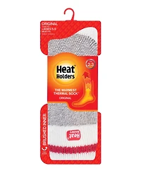 Heat Holders Women's Original Cream Block Twist Thermal Socks