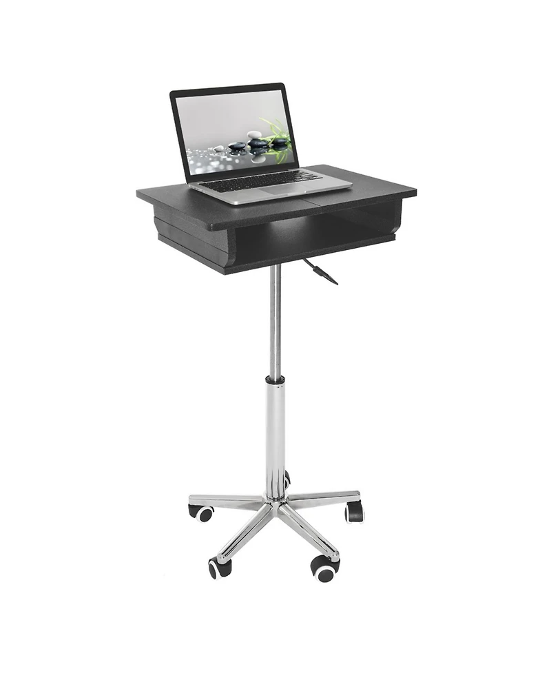 Techni Mobili Folding Table Laptop Cart