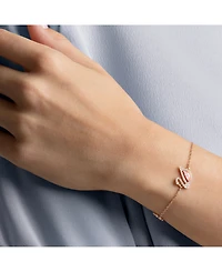 Swarovski Remix Rose Gold-Tone Crystal Swan Magnetic Bracelet