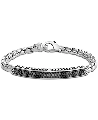 Effy Black Sapphire Cluster Bracelet (1-7/8 ct. t.w.) in Sterling Silver