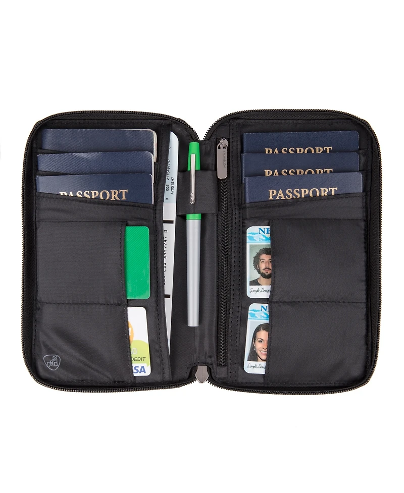 Travelon Rfid Blocking Multi-Passport Holder