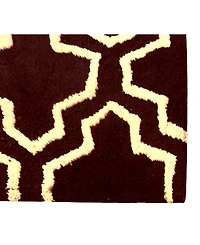 Saffron Fabs Quatrefoil Non-Skid Cotton 2-Pc. Bath Rug Set