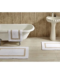 Better Trends Lux Contrast Frame Bath Rug