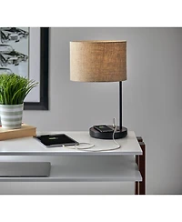 Adesso Oliver Wireless Charging Table Lamp
