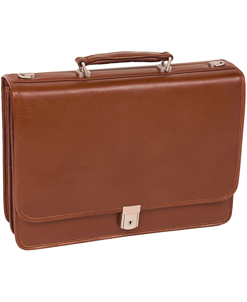 Mcklein Lexington Flapover Double Compartment Briefcase