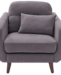 Elle Decor 24" Mid-Century Modern Chloe Armchair