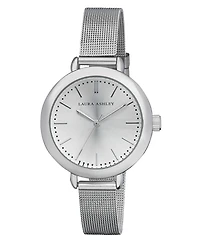 Laura Ashley Ladies' Silver Mesh Watch
