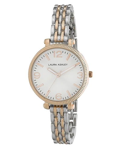 Laura Ashley Ladies' Two-tone Link Bracelet Watch