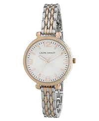 Laura Ashley Ladies' Two-tone Link Bracelet Watch