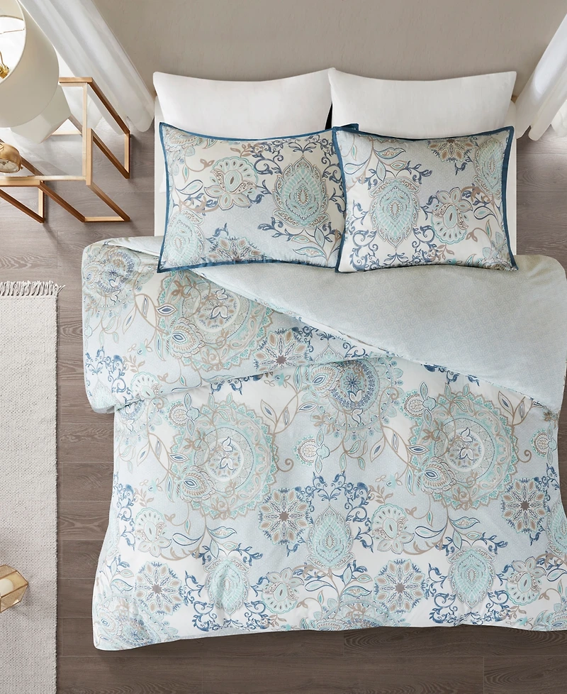 Madison Park Isla Reversible 3-Pc. Duvet Cover Set, King/California King