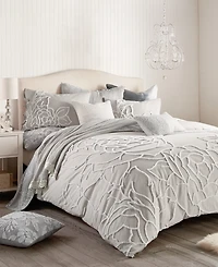 Peri Home Chenille Rose Comforter Set, King