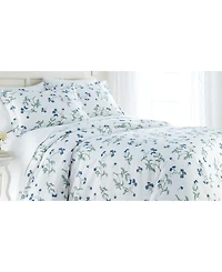 Southshore Fine Linens Forget Me Not Cotton Reversible 3-Pc. Duvet Cover Set, King